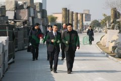 区领导考察团莅临天富娱乐集团检查指导工作