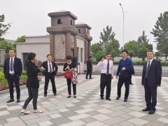 江苏盐城大丰福寿园领导来浙江天富娱乐调研